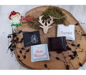 ITH Stickserie - Mini Hüllen mit Sprüchen